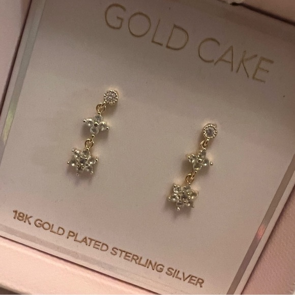 Gold Cake | Jewelry | Gold Cake Earrings | Poshmark